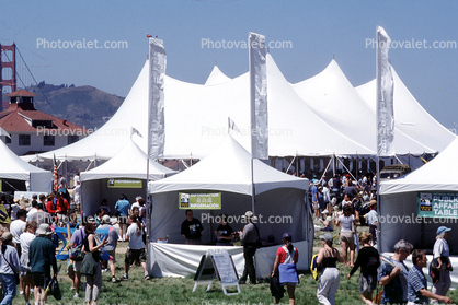 Pavilion Tent, Crissy Field Opening, 3rd May 2001