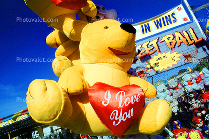 I love you, Teddy Bear, Marin County Fair, California