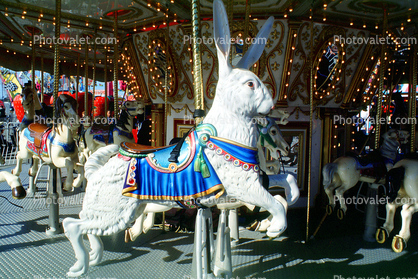 Rabbit, Carousal, Marin County Fair, California