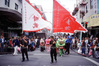 Dragon, Grant Street, Chinatown, September 2002