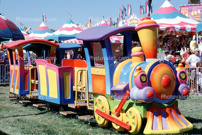 Fantasy Train Ride, Marin County Fair, psyscape, July 2003