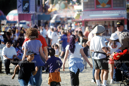 Crowds, People, Marin County Fair, 3 July 2003