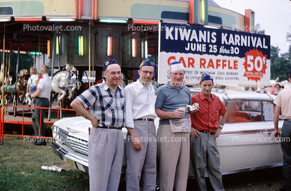 Livingston Kiwanis Karnival, Car Raffle, June 1962, 1960s
