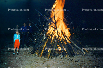 Bonfire, Flames, 1940s