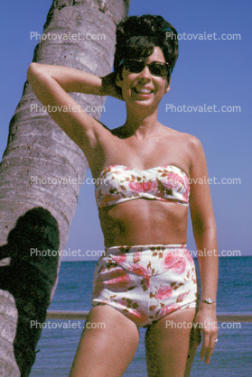 Lady in the Sun, Beehive Hairdo, Swimsuit, bikini, 1960s