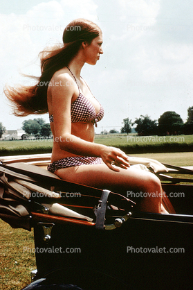 Big Breasted Lady, Woman, Bikini, 1960s