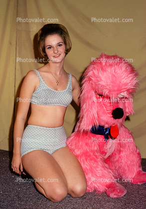 Pink Poodle, Lady, 1960s, Pageant