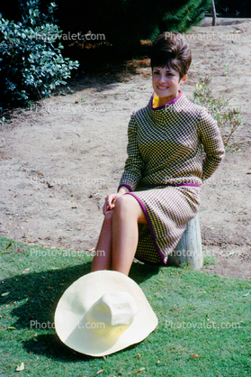 Cowgirl, Hat, Dress, Woman, Female, 1960s