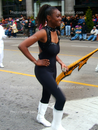 Majorette, Memorial Day Parade, 2005