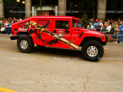 Hummer, HumVee, Memorial Day Parade, 2005