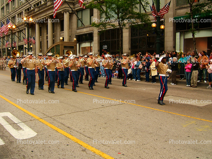 Marine Corps Marching Band, Memorial Day Parade, 2005