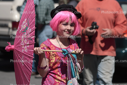 Pink Haired Lady, April Fools Parade