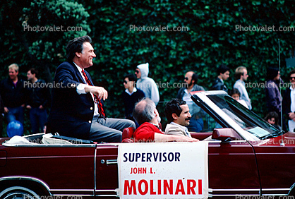 Supervisor John L. Molinari, Cherry Blossom Festival, car, automobile