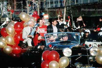 Car, automobile, 49's Superbowl Victory Parade