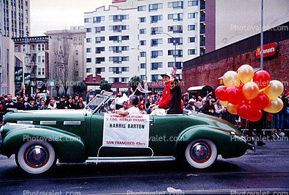 Harris Barton, 49'r superbowl victory parade, Market Street