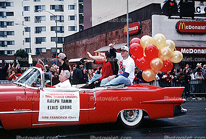Cadillac, 49'r superbowl victory parade, Market Street, Car, automobile