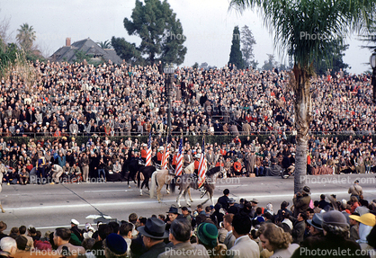Color Guard, Rose Parade, 1950, 1950s