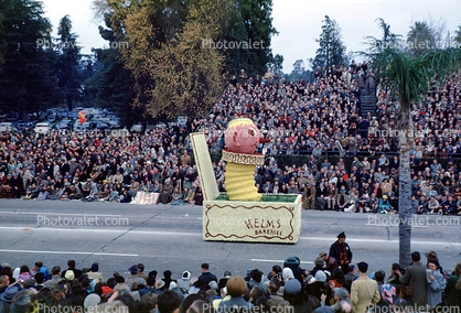 Jack-in-the-Box, Helms Bakery, Rose Parade, January 1 1950, 1950s