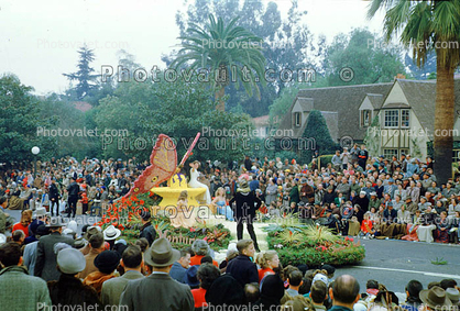 Butterfly, Rose Parade, 1950, 1950s