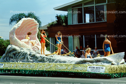 Queen of the Beaches, Long Beach Chamber of Commerce, Miss Universe Parade, 1955, 1950s