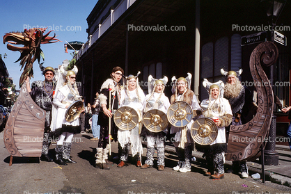 Vikings, Mardi Gras, Carnival, French Quarter