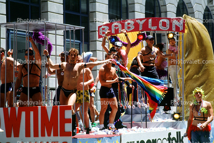 Babylon, Lesbian Gay Freedom Parade, Market Street, Wtime