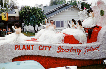 Plant City, Strawberry Festival, Lakeland Parade, 1960s