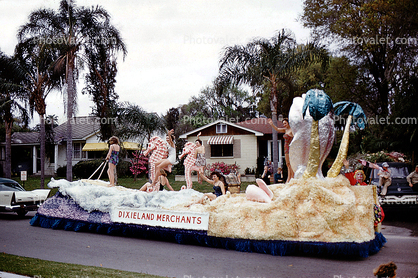 Dixieland Merchants, Strawberry Festival, Lakeland Parade, 1950s