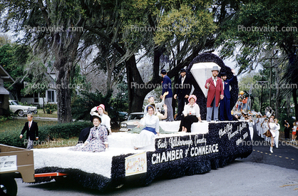 East Hillsborough County Chamber of Commerce, float, Lakeland Parade, 1950s