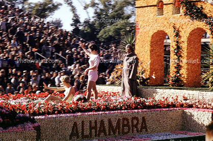Padre, Alhambra Water, Rose Parade, Pasadena, 1950s
