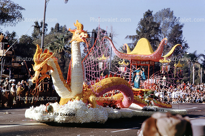The Green Eyed Dragon, Woman in a Kimono, Helms Bakery, Bakeries, Rose Parade, 1961, 1960s