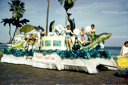 Atlantic Coast Line, Fish, Dolphin, Festival of States, Saint Petersburg, Florida, 1960s