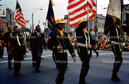 Color Guard, Bellvue, New York, 1970s