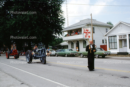 Tractors, Sulfer Springs Sesquicentennial Parade, Tiro-Auburn, Ohio, July 1983, 1980s