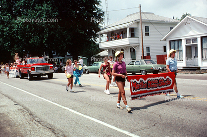 Martha Douce Dance Studio banner, Tiro-Auburn, Ohio, July 1983, 1980s
