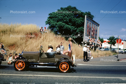 Jalopy, Car, automobile, Parade, Oroville California, 3 June 1967, 1960s