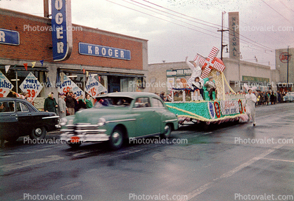 1949 Plymouth Belvedere, 2-door, Kroger Dept Store, Easter Day Parade, 1952, 1950s