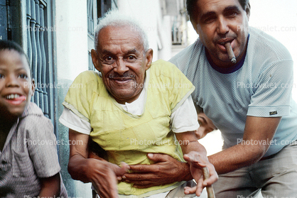 Man, male, grandpa, Cigar, smiles