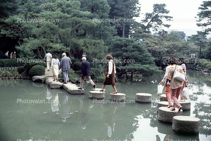 Stepping Stones, Pond, Tokyo