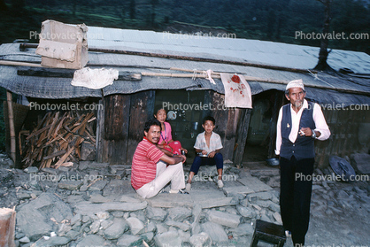 Stores and Shops along the Road in the Himalayas, Araniko Highway, Road in the Himalayas, Kodari