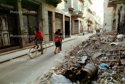 Rubble on the Streets of Havana