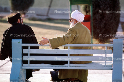 Two Men on a Bench, Sitting