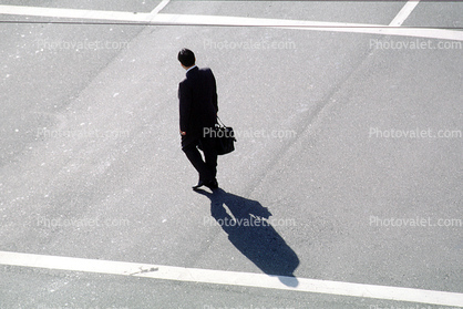 Man Walking Shadow