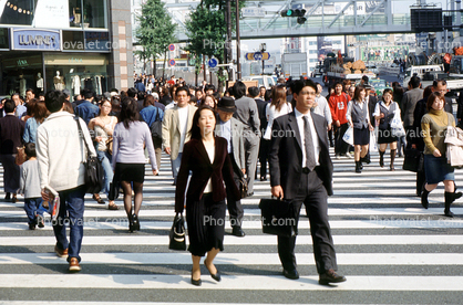 Crosswalk, Ginza District, Tokyo