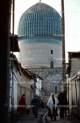 Mosque, Building, Samarkand, Uzbekistan