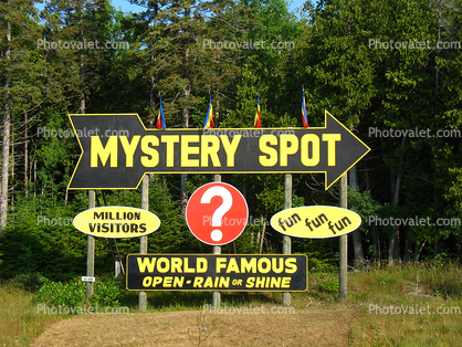 Mystery Spot, Sign, Arrow