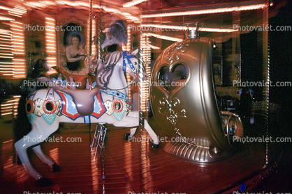 Horse in a Twirl, Carousel, Merry-Go-Round