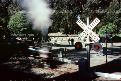 Railroad Crossing, Miniature Train, Rail, Railroad, Live Steamer