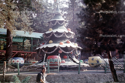 Christmas Tree Ride, Skyforest, Santa's Village, San Bernardino County, California, November 1964, 1960s