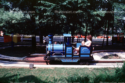 Miniature Rail, Train Ride, Fort Dells, Live Steamer, August 1983